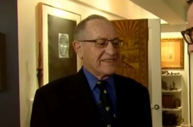 alan dershowitz, via Inside Edition screengrab