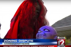 zombie baby jesus, via CBS Local 12 in Cincinnati