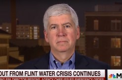 Rick Snyder, via MSNBC screengrab