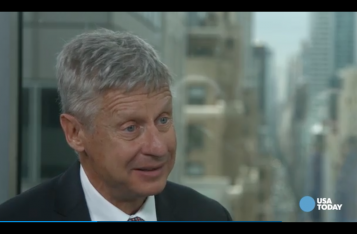 Gary Johnson screengrab via USA Today