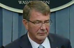 Secretary of Defense Ash Carter via DOD screengrab