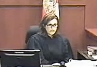 judge domestic victim violence jailing reprimanded