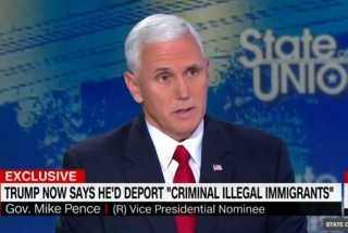 Image of Mike Pence via CNN screengrab