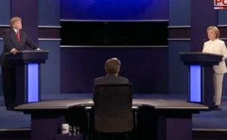 Image of debate via screengrab