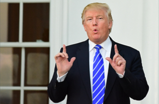 Donald Trump fingers (Shutterstock)