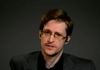 Edward Snowden via University of Chicago screengrab