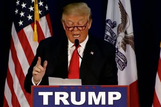 Donald Trump reading glasses (YouTube screen grab)