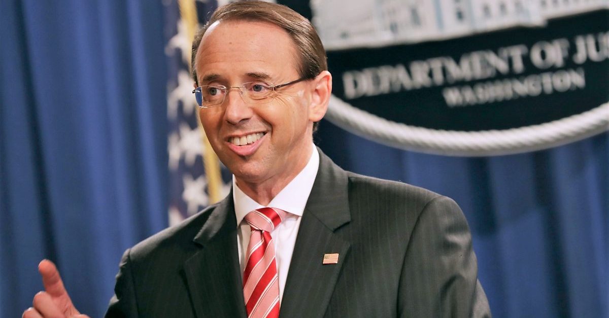 Deputy Attorney General Rod Rosenstein Announces Indictment Of 12 Russian Military Officers For DNC Hacking