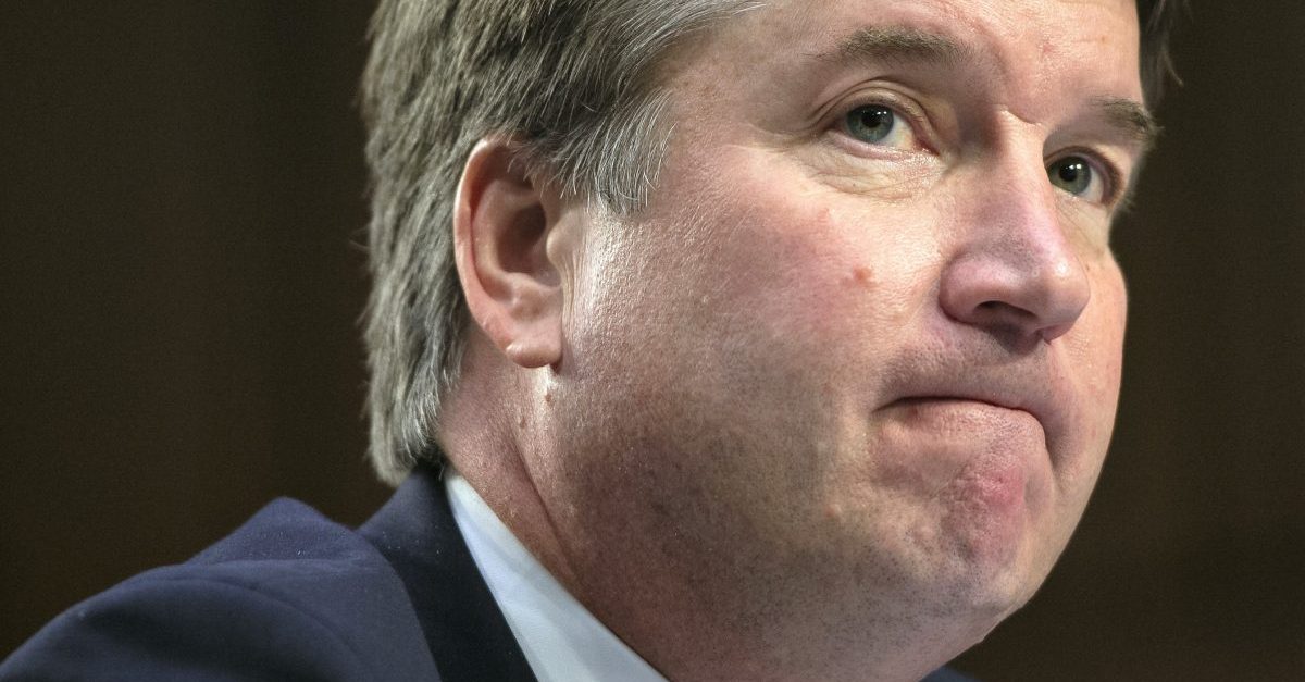 Judge Brett Kavanaugh testifies during the second day of his US Senate Judiciary Committee confirmation hearing to be an Associate Justice on the US Supreme Court, on Capitol Hill in Washington, DC, September 5, 2018. - President Donald Trump's newest Supreme Court nominee Brett Kavanaugh is expected to face punishing questioning from Democrats this week over his endorsement of presidential immunity and his opposition to abortion.