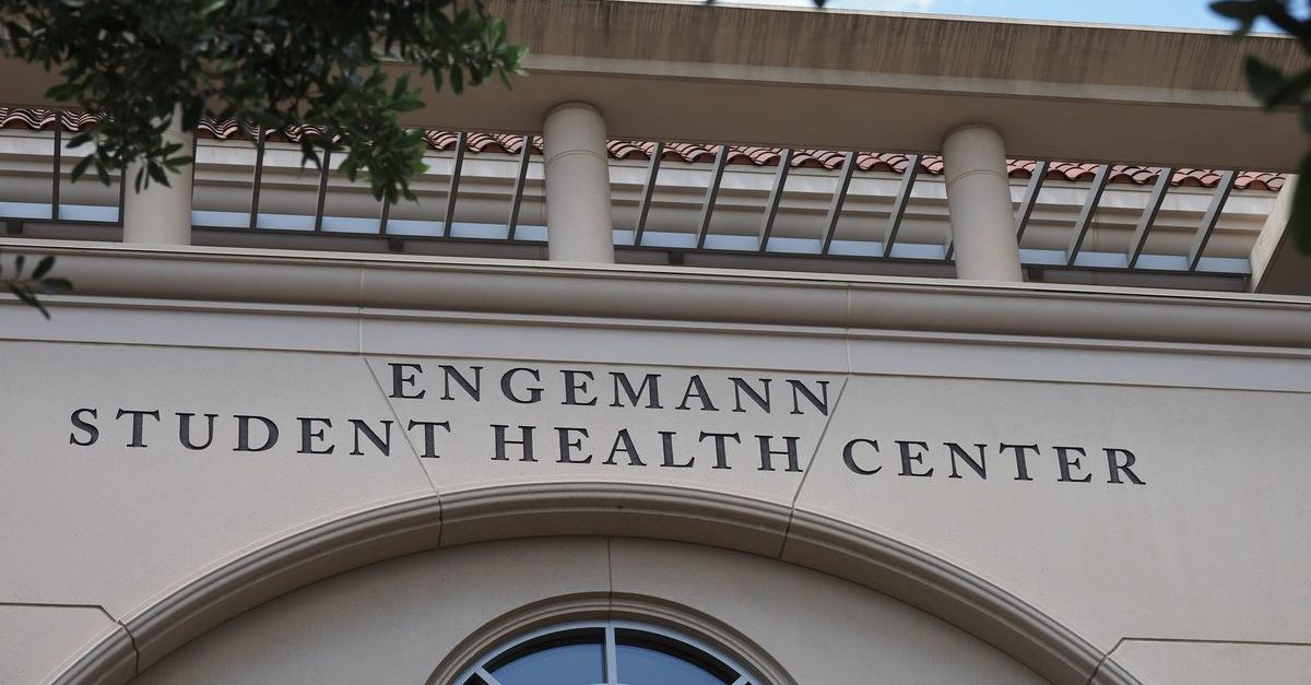 The entrance to the Engemann Student Health Center on the campus of the University of Southern California (USC) is seen in Los Angeles, California on May 17, 2018. - USC was in turmoil as it was accused of being too slow to act on accusations of abusive sexual practises by Dr. George Tyndall. A gynaecologist who saw student patients at the Engemann Student Health Center. USC has already received more than 85 current and former student testimonies accusing Tyndall of abuse during examinations. (Photo by Robyn Beck / AFP) (Photo credit should read ROBYN BECK/AFP/Getty Images)