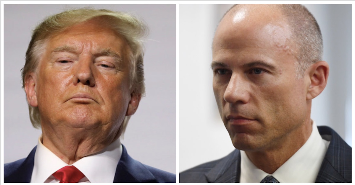 Donald Trump and Michael Avenatti