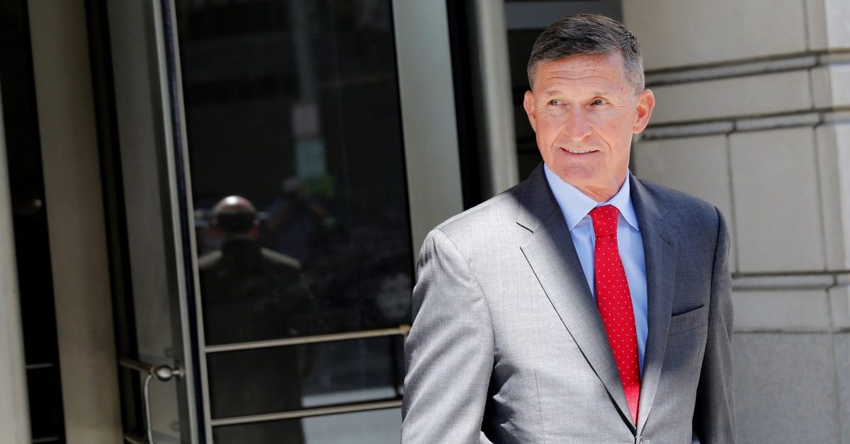 WASHINGTON, DC - July 10: Michael Flynn, former National Security Advisor to President Donald Trump, departs the E. Barrett Prettyman United States Courthouse following a pre-sentencing hearing July 10, 2018 in Washington, DC. Flynn has been charged with a single count of making a false statement to the FBI by Special Counsel Robert Mueller.