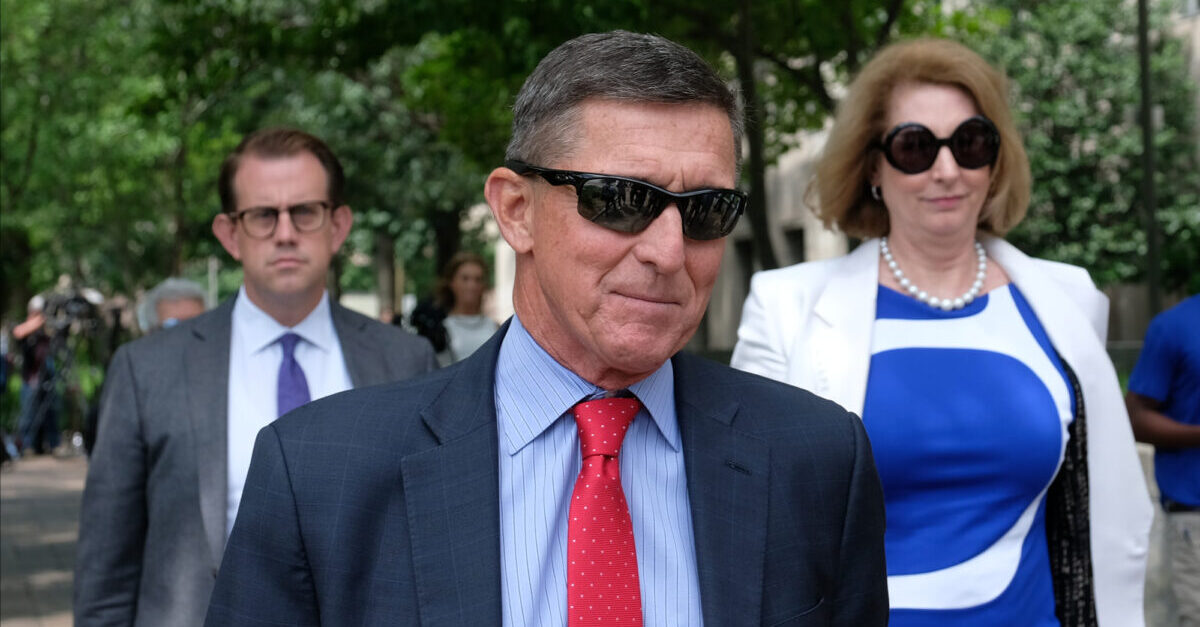 WASHINGTON, DC - JUNE 24: President Donald Trump’s former National Security Adviser Michael Flynn leaves the E. Barrett Prettyman U.S. Courthouse on June 24, 2019 in Washington, DC. criminal sentencing for Flynn will be on hold for at least another two months.