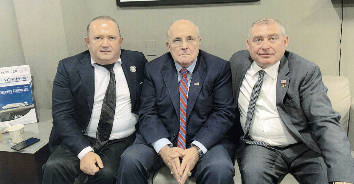 Lev Parnas, Rudy Giuliani, and Igor Fruman