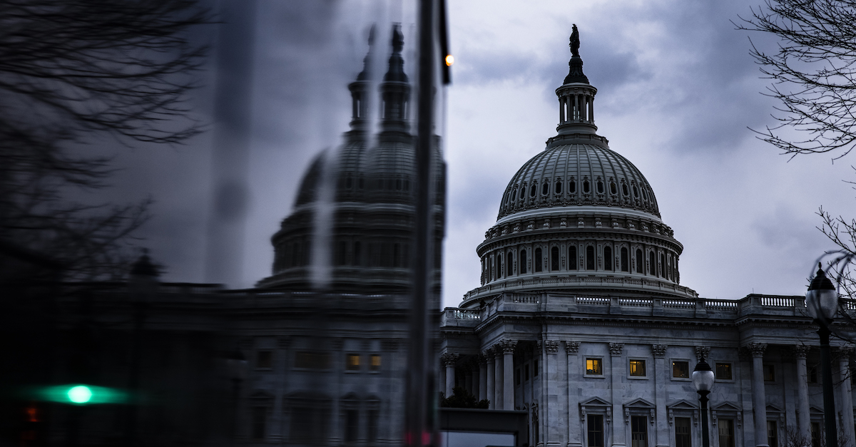 The U.S. Capitol during heightened security on January 16, 2021 in Washington, DC.