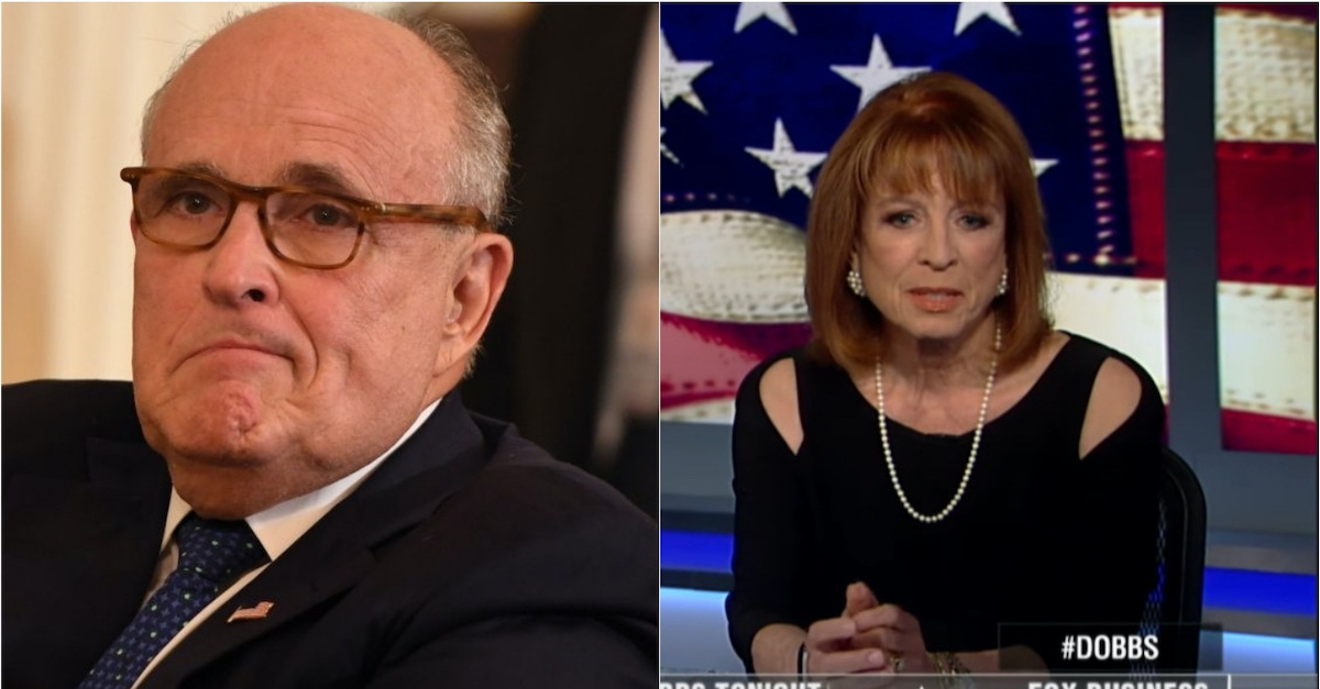 Rudy Giuliani and Victoria Toensing