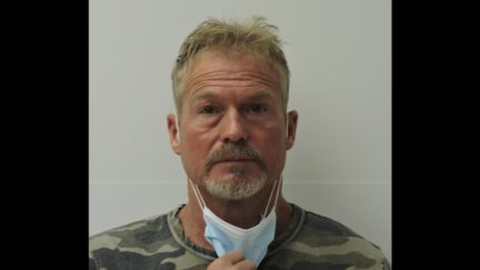 Barry Morphew appears in a mugshot