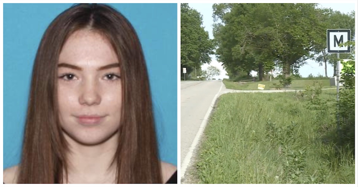 Pictured: mikayla jones and Highway M, where Jones was found dead of a drug overdose