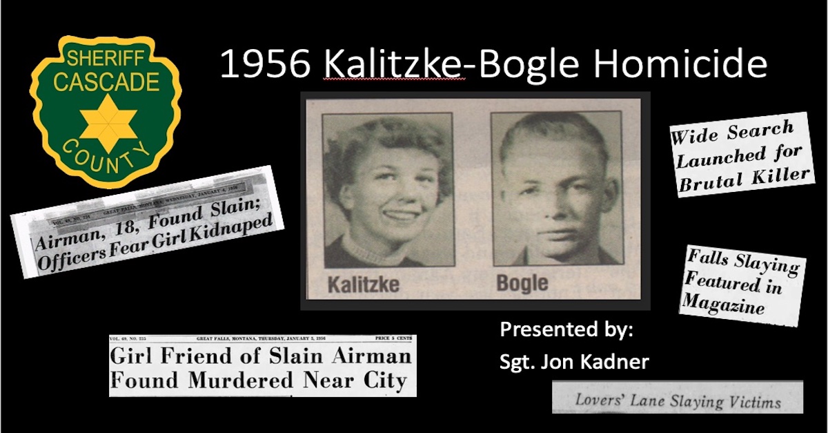 Montana Solves Lloyd Bogle Patricia Kalitzke Murders With Dna Evidence