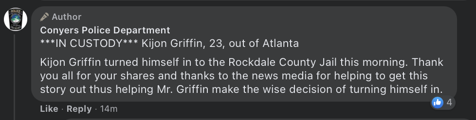 kijon griffin caught