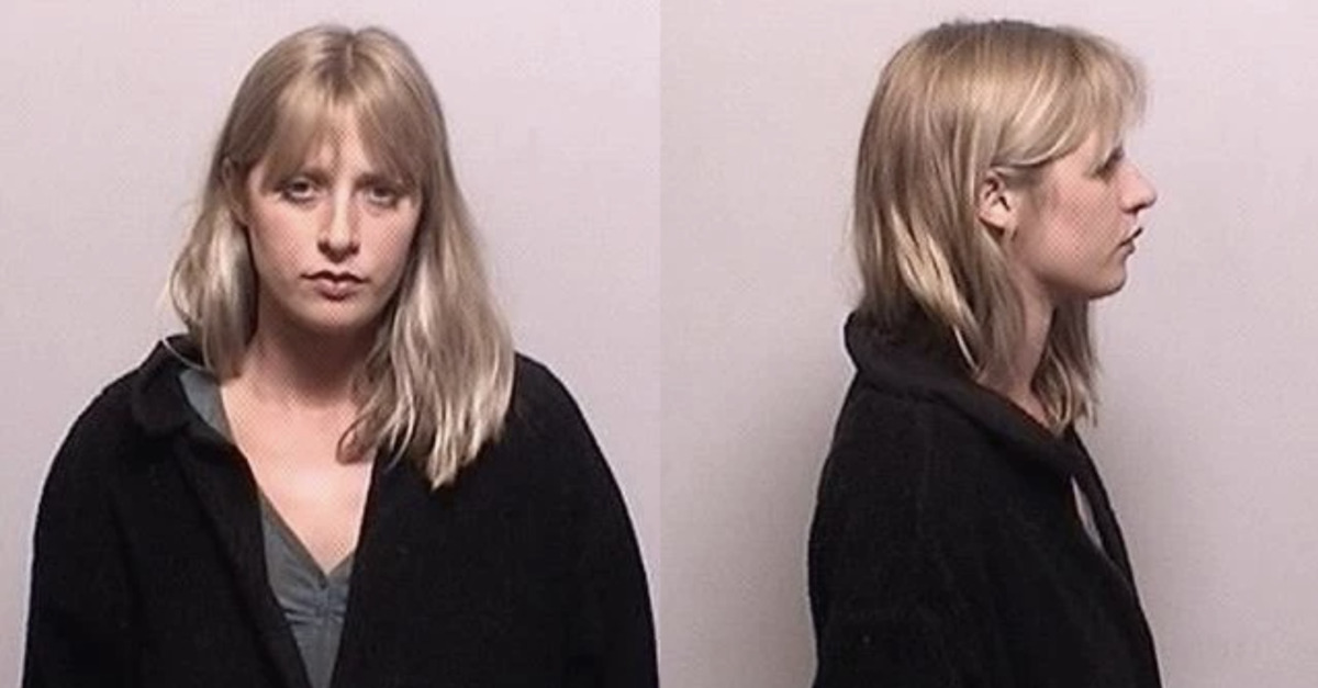 Lauren Ashley Rowe appears in a mugshot