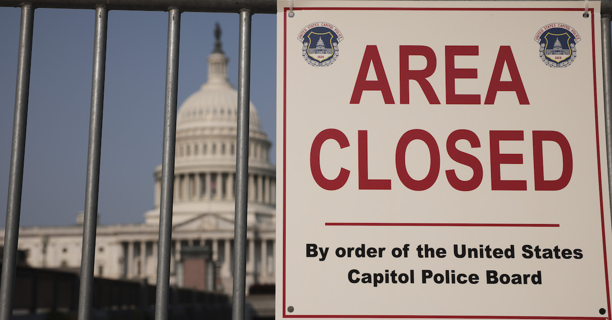 U.S. Capitol Police sign