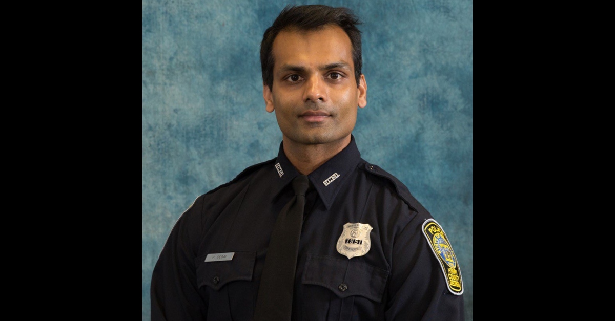 Officer Paramhans Desai.