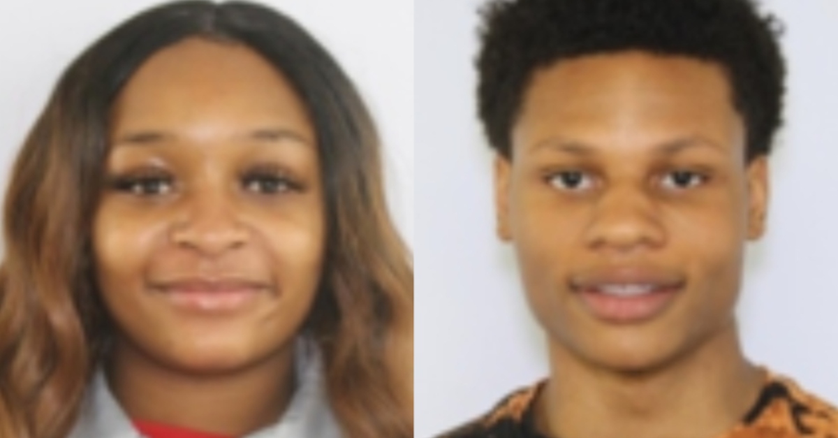 Images of Shakayla Sams and Donte Farrier