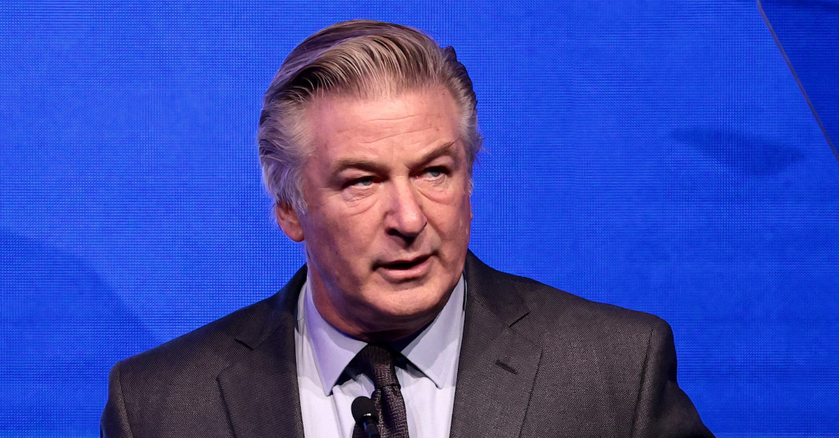 Alec Baldwin speaks during the 2021 RFK Ripple Of Hope Gala at New York Hilton Midtown on December 9, 2021 in New York City. (Photo by Dimitrios Kambouris/Getty Images.)