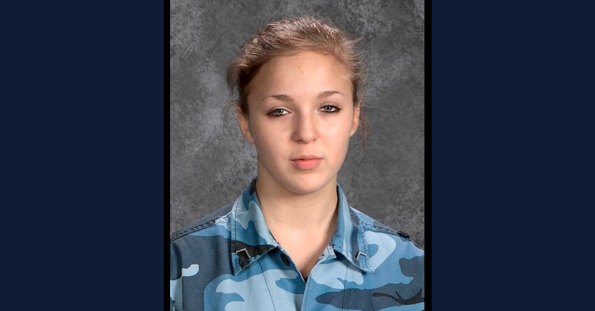 A school portrait of Elizabeth Thomas was released by the TBI while she was missing.