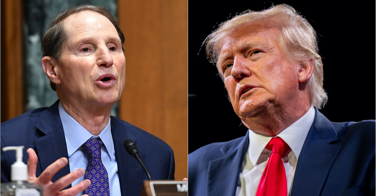 Ron Wyden and Donald Trump