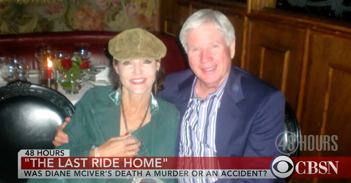 Diane and Tex McIver appear in an image obtained by the television program "48 Hours." (Image via CBS News/YouTube screengrab.)