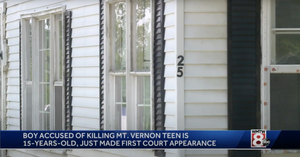 A house in Maine where a young girl was killed