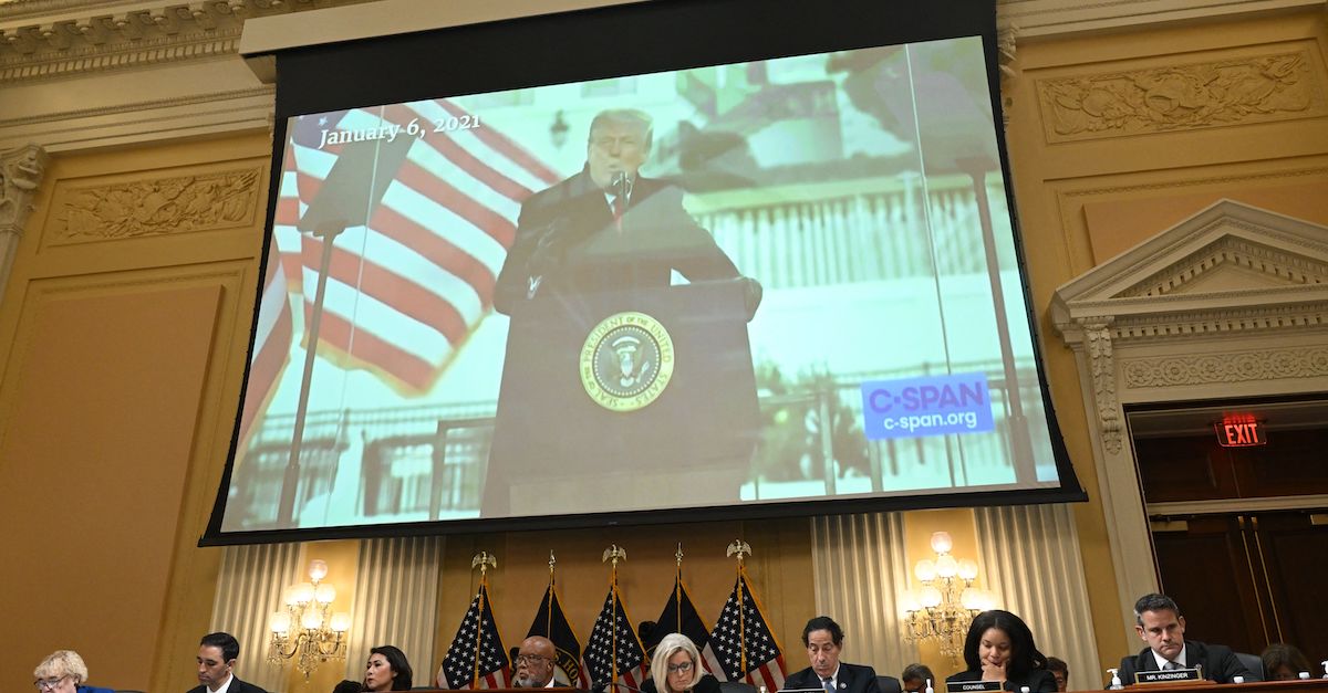 Donald Trump speech at Jan. 6 hearing