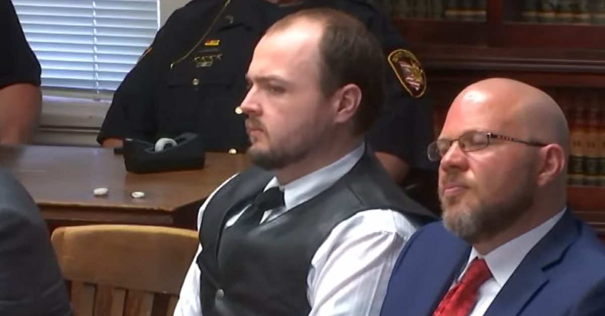 George Wagner IV (center, wearing a vest) in court on Sept. 12, 2022.