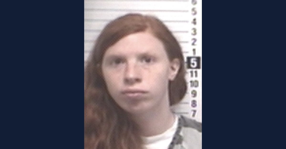 Brittany White appears in a mugshot