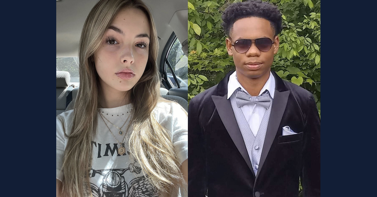 Murder victims Lyric Woods (L) and Devin Clark (R)