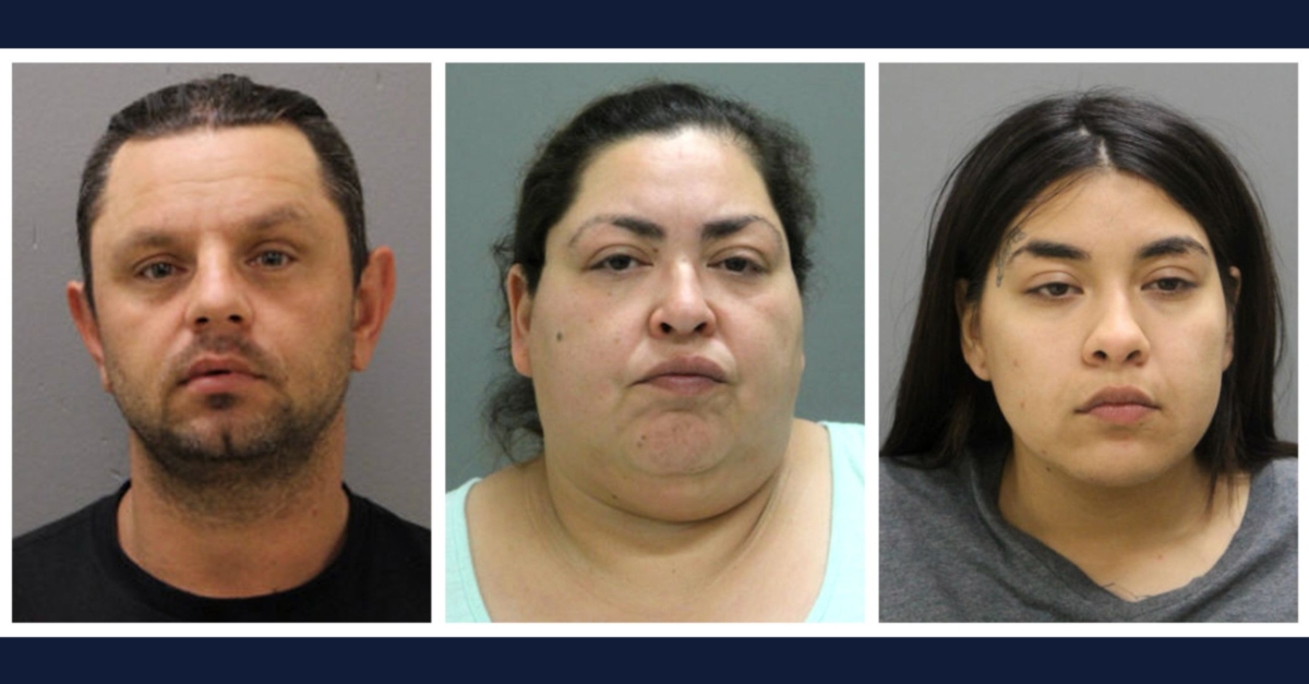 Piotr Bobak, Clarisa Figueroa, and Desiree Figueroa appear in mugshots after their arrests in Marlen Ochoa-Lopez's death. Authorities say the Figueroas murdered Ochoa-Lopez, and that Bobak helped clean up the scene of the crime. (Mugshots: Chicago Police Department via AP)