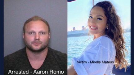 Aaron Romo murdered Mirelle Mateus, police said. (Images: Anaheim Police Department)