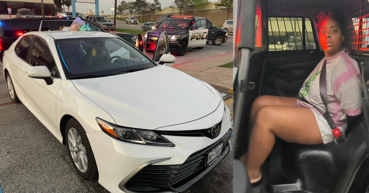 This woman tried to sell this 2022 Toyota Camry, say officers. (Image: Humble Police Department)