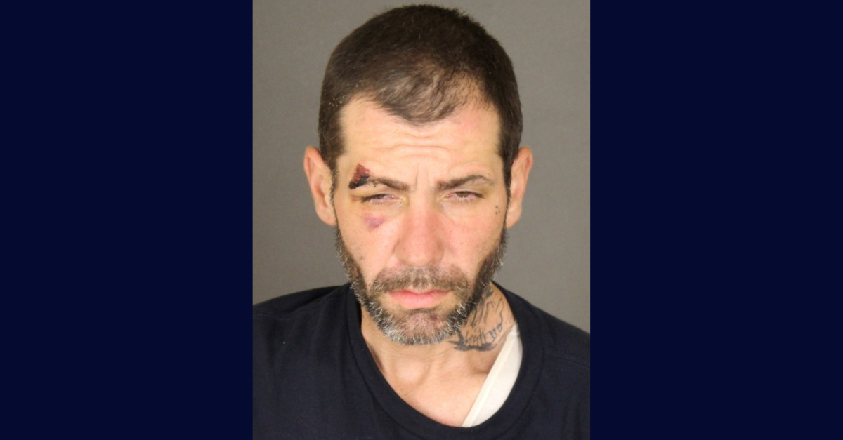 Michael David Stevens II stole a military truck soon after bonding out of jail, deputies said. (Mugshot: Harford County Sheriff's Office)