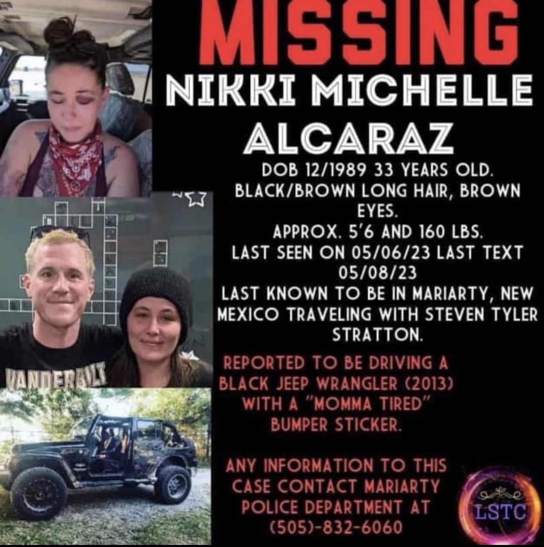 Nikki Alcaraz missing person poster 