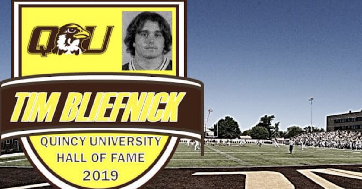 Tim Bliefnick, pictured in Quincy University