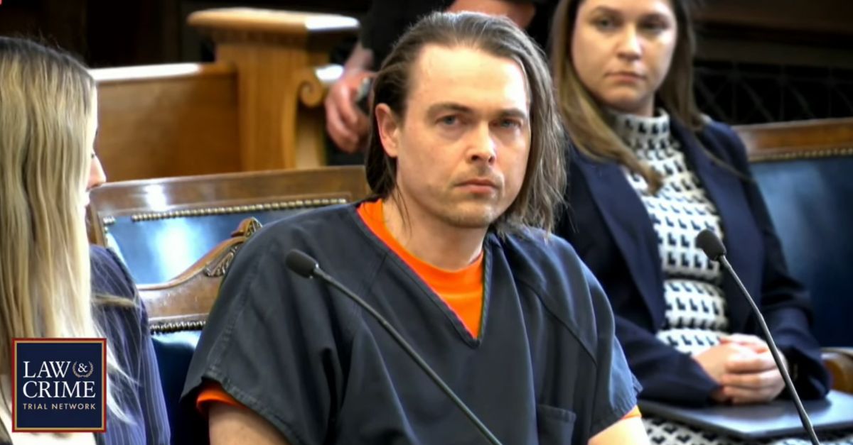 Zachariah Anderson during his sentencing hearing