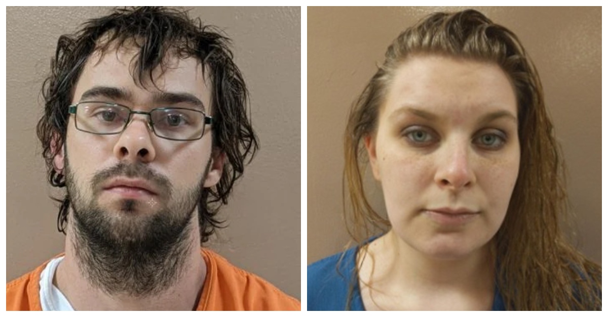 Derek Louk, left, and Courtney Boden (Boden mugshot from Bedford County Correctional Facility via NBC affiliate WJAC in Johnstown, Pennsylvania; Louk