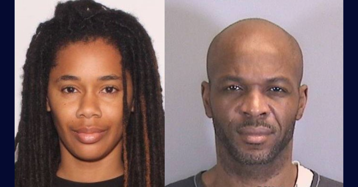 Officers voiced concern for Elecia Nicole Bing after she was last seen with shooting suspect, Demetrius Tyrone Bell. (Images: Bradenton Police Department)