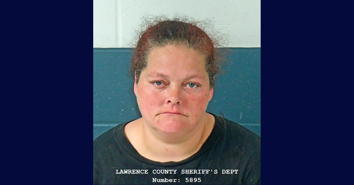 Amanda Chastain appears in a mugshot