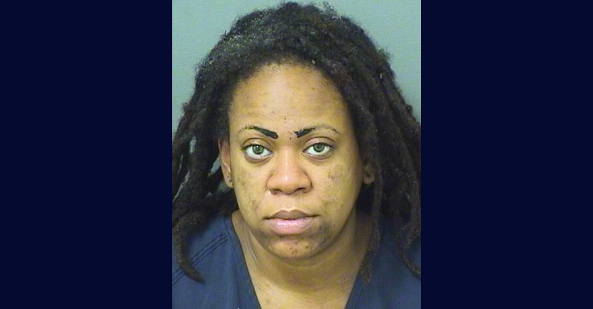 Kendra Deanna Greene took her ailing newborn baby out of a newborn intensive care unit and stabbed three staffers, deputies said. (Mugshot: Palm Beach County Sheriff's Office)