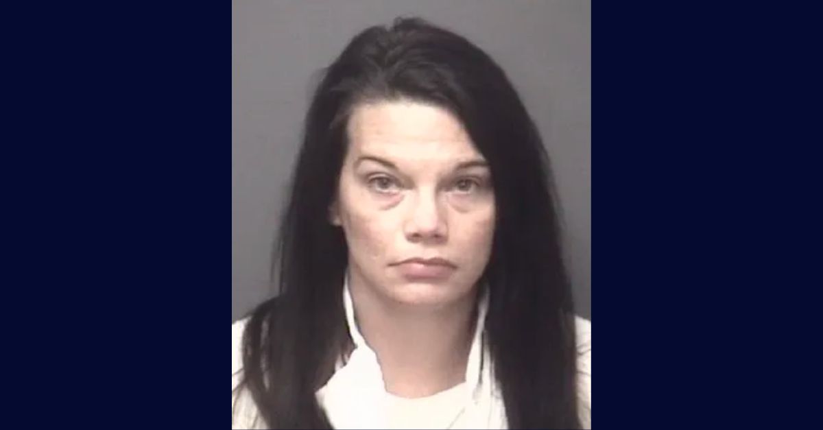 Candi Royer appears in a mugshot