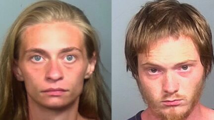Sierra Campany (L) and Nicholas Bassler (R) appear in booking photos